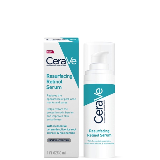 CeraVe Resurfacing Retinol Serum Restructuring Serum with Retinol 30 Ml
