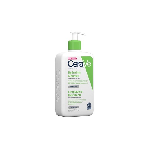CeraVe Cleansers Hydrating Cleanser Cleansing Emulsion with Moisturising Effect 473 Ml