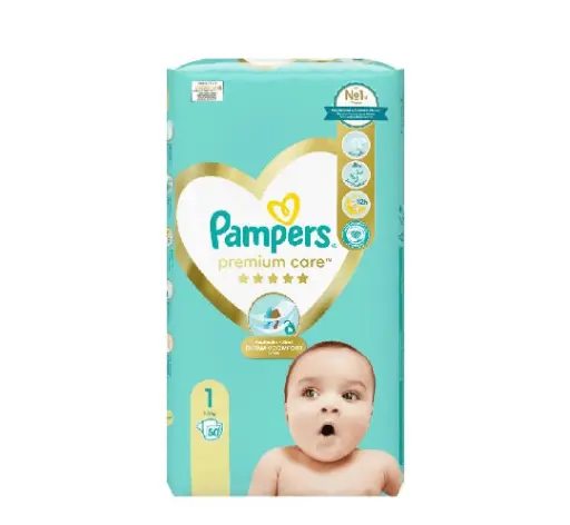 Pampers Premium Care 1(2-5 kg) x 50 pcs