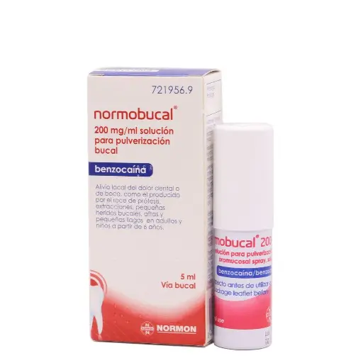 Normobucal 200 mg/ ml Oral Spray Solution 1 Bottle 5 ml