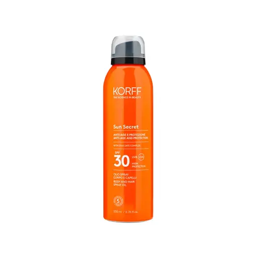 Korff Sun Secret Body and Hair Spray Oil SPF 30