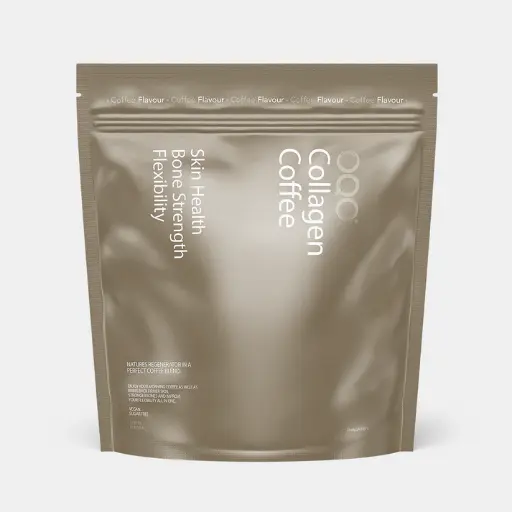 COLLAGEN COFFEE OQO SKIN HEALTH BONE STRENGTH FLEXIBILITY 25 X 8 GR