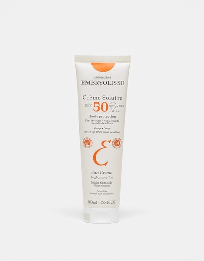 Embryolisse Sun Cream SPF 50 100ml-No Colour