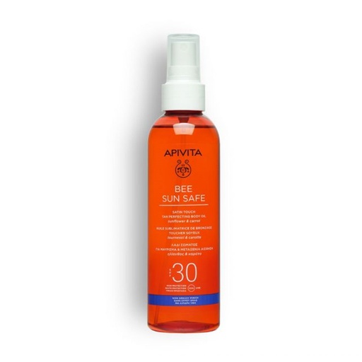 Apivita Bee Sun Safe Satin Touch Oil SPF30 Sun Oil SPF 30 200 Ml